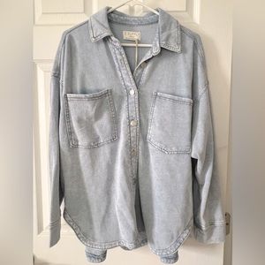 NWT Z Supply All Day Knit Denim Jacket